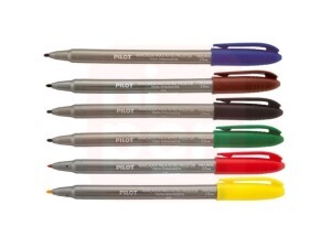 Caneta Marcador para Retroprojetor 2.0 – Kit com 6 Unidades Pilot