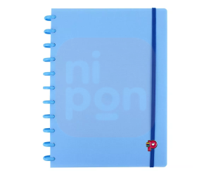 Caderno Pop Disc Grande Azul
