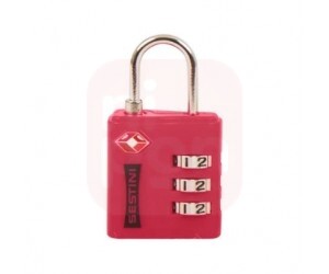 Cadeado Vermelho tsa com Combinação Sestini Vermelho