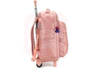 Mochila de Rodinhas Ouro Rose  Escolar - Up4You