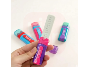 BORRACHA CANETA FIT CORES – TRIS