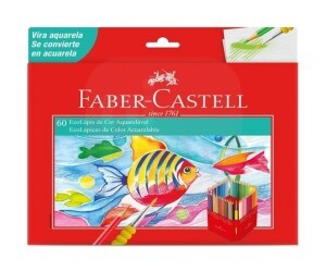 Lápis de Cor 60 Cores Aquarelável - Faber-Castell